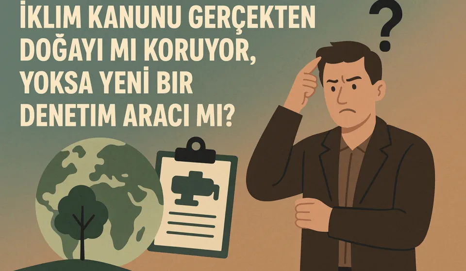 İklim Kanunu Gerçekten Doğayı mı Koruyor, Yoksa Yeni Bir Denetim Aracı mı? İklim Kanunu Gerçekten Doğayı mı Koruyor, Yoksa Yeni Bir Denetim Aracı mı