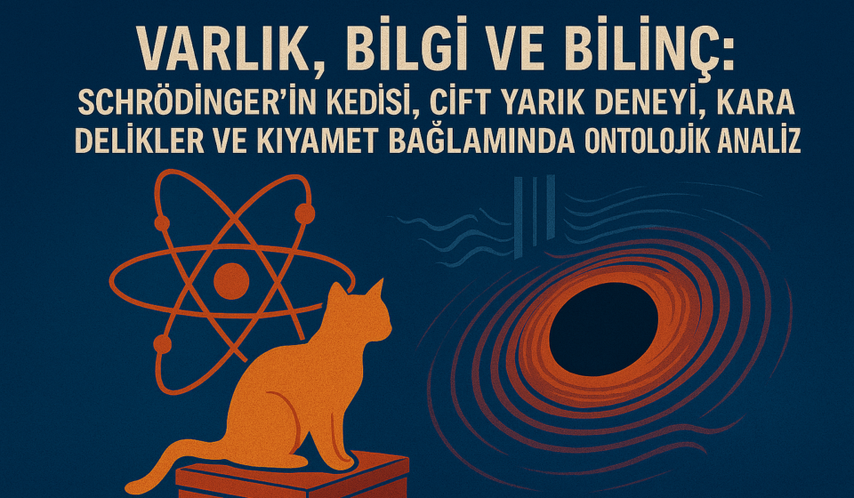 Varlık ve Bilinç: Kuantum Deneyleri Üzerinden Bir Analiz Varlık, Bilgi ve Bilinç: Schrödinger’in Kedisi, Çift Yarık Deneyi, Kara Delikler ve Kıyamet Bağlamında Ontolojik Analiz